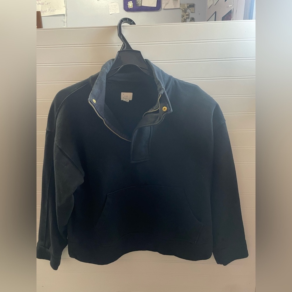 A New Day Women’s M Black Quarter Zip Sweater